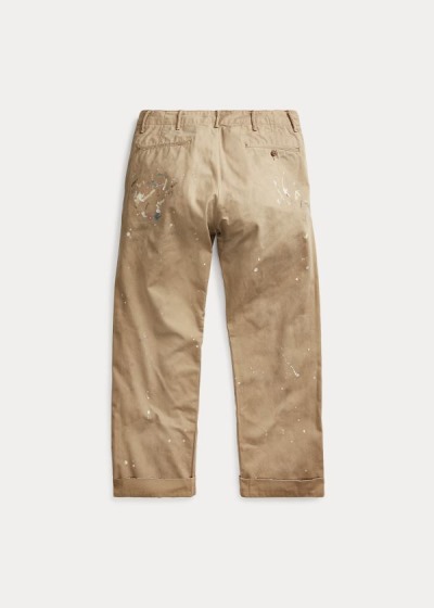 Ralph Lauren Paint-Splatter Chinos Herre Danmark (GCMEV3904)